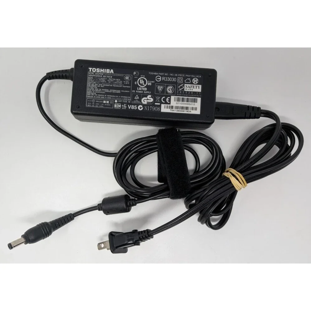 Genuine Toshiba PA3715U-1ACA ADP-75SB AB 75W 19V Charger Adapter TESTED WORKS